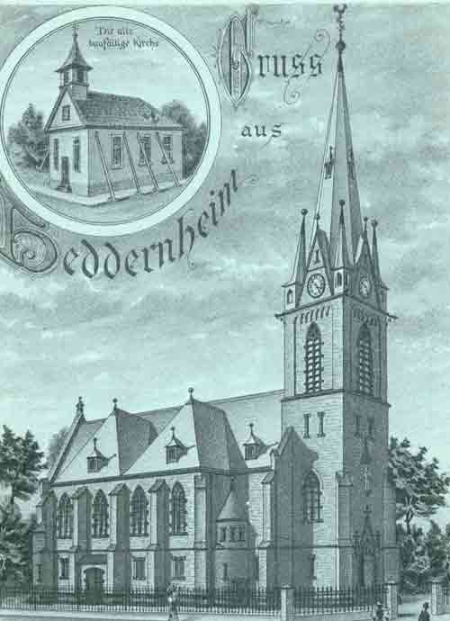 Eine 100 Jahrfeier hat die Kirche leider nicht erreicht. Sie wurde, wegen Baufälligkeit, im Jahre 1893 geschlossen.