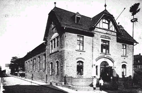Turnhalle der Turnerschaft 1860 Heddernheim vor dem zweiten Weltkrieg
