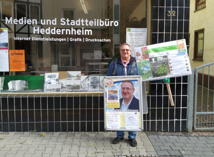 Karlheinz Grabmann geht heute durch die Straßen von Heddernheim
